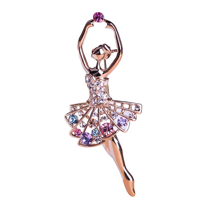 Limited Edition - Crystal Ballerina Brooch - 50% OFF