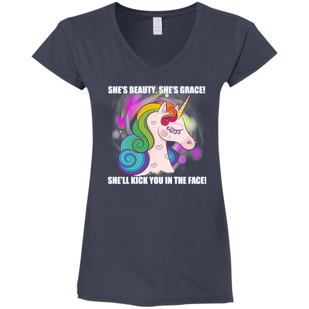 Limited Edition - Funny Honest Unicorn - V-Neck T-Shirt