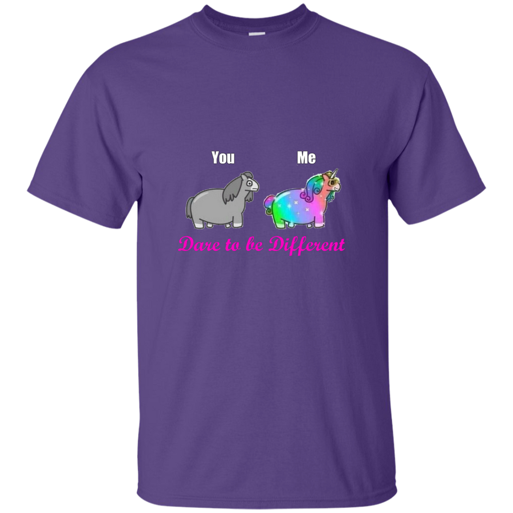 Limited Edition - Dare to be Different! Unissex Unicorn T-Shirt