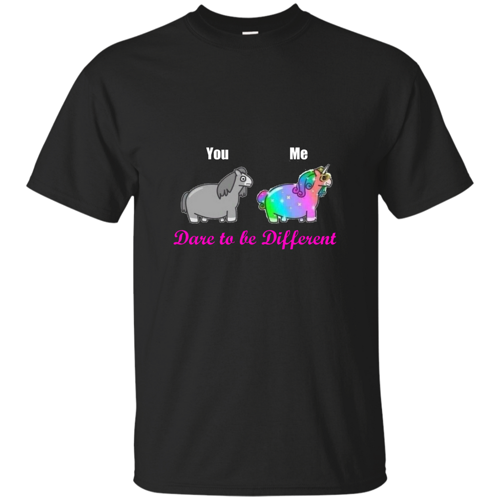 Limited Edition - Dare to be Different! Unissex Unicorn T-Shirt