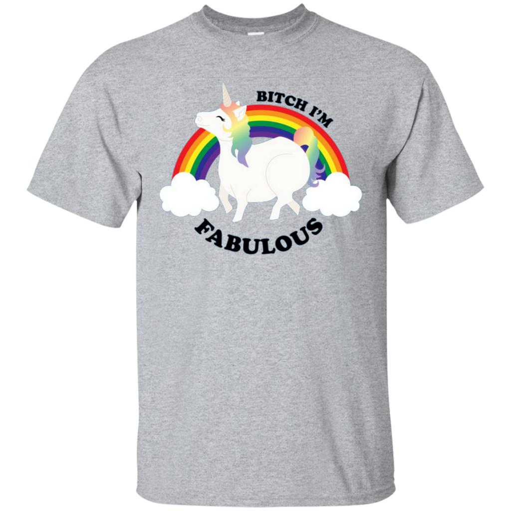 UNIQUE - I'm Fabulous! Ultra Cotton Unissex Unicorn T-Shirt