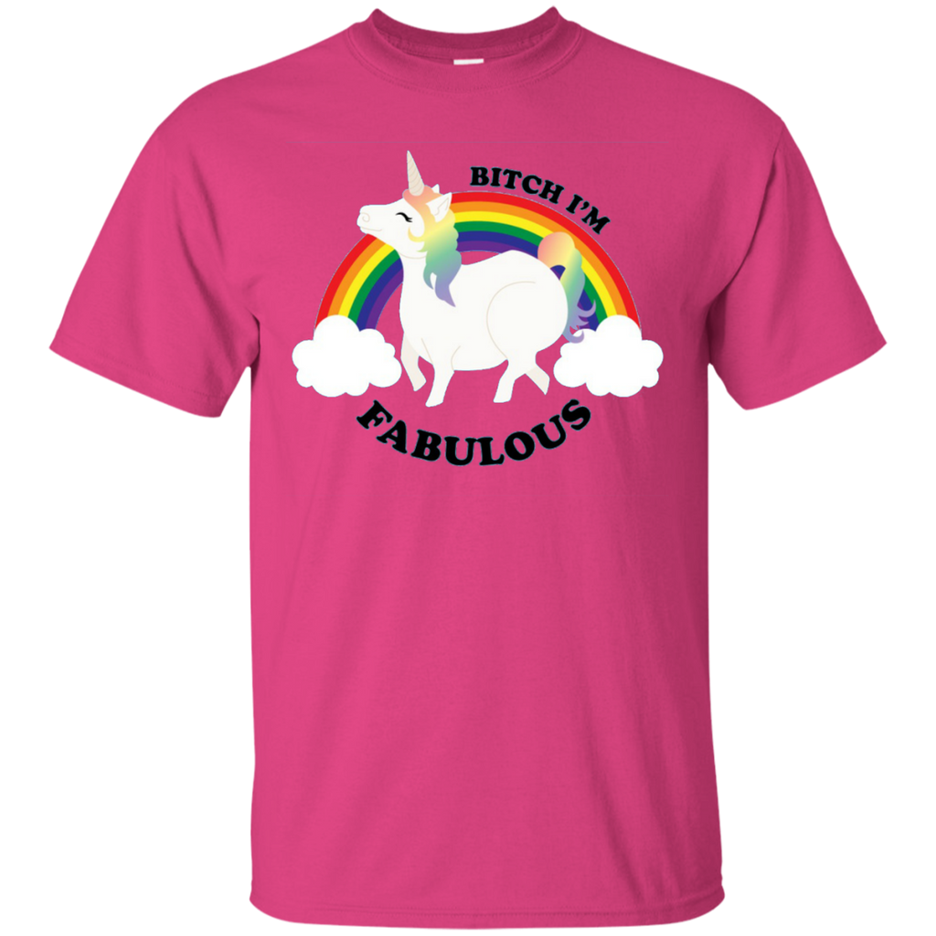 UNIQUE - I'm Fabulous! Ultra Cotton Unissex Unicorn T-Shirt