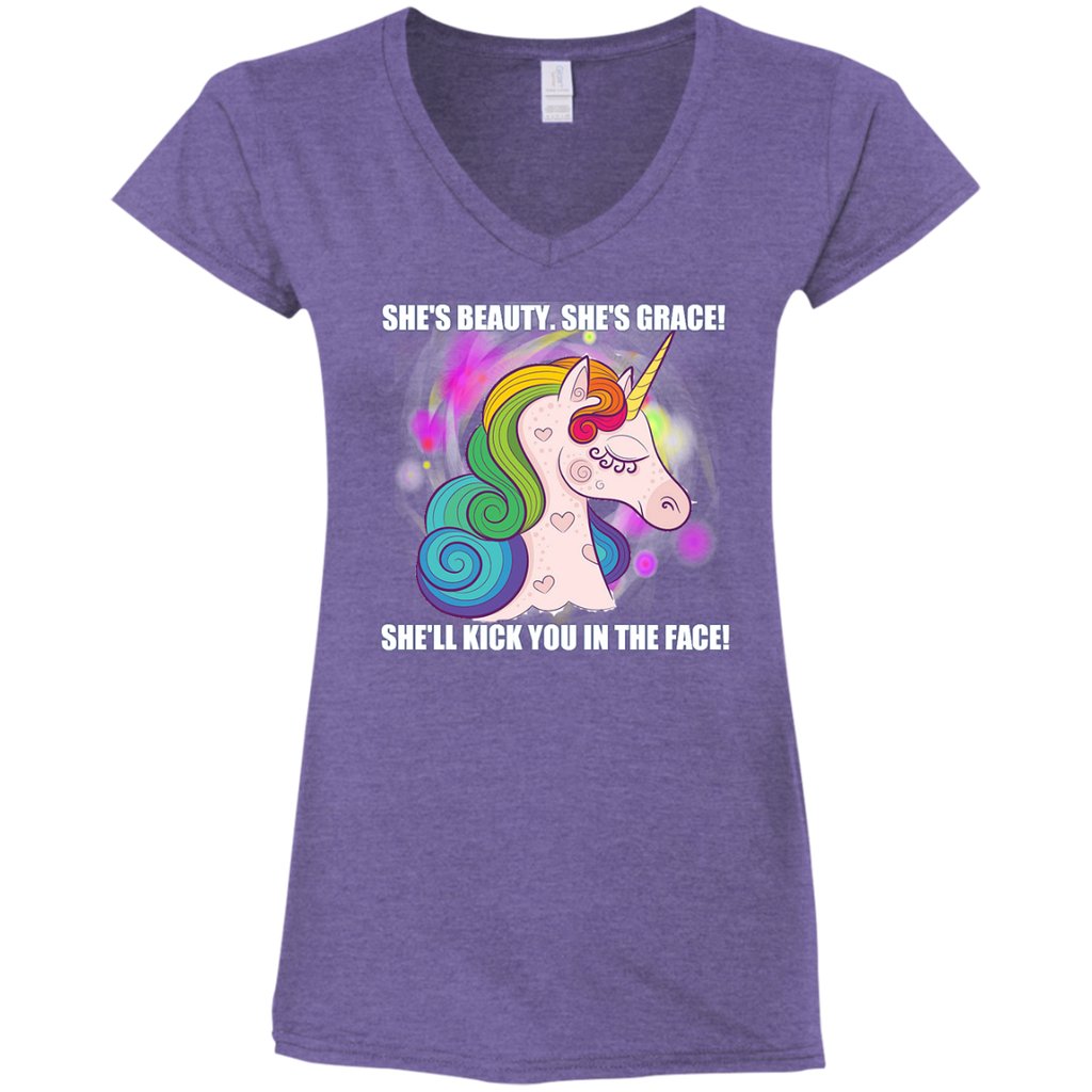 Limited Edition - Funny Honest Unicorn - V-Neck T-Shirt