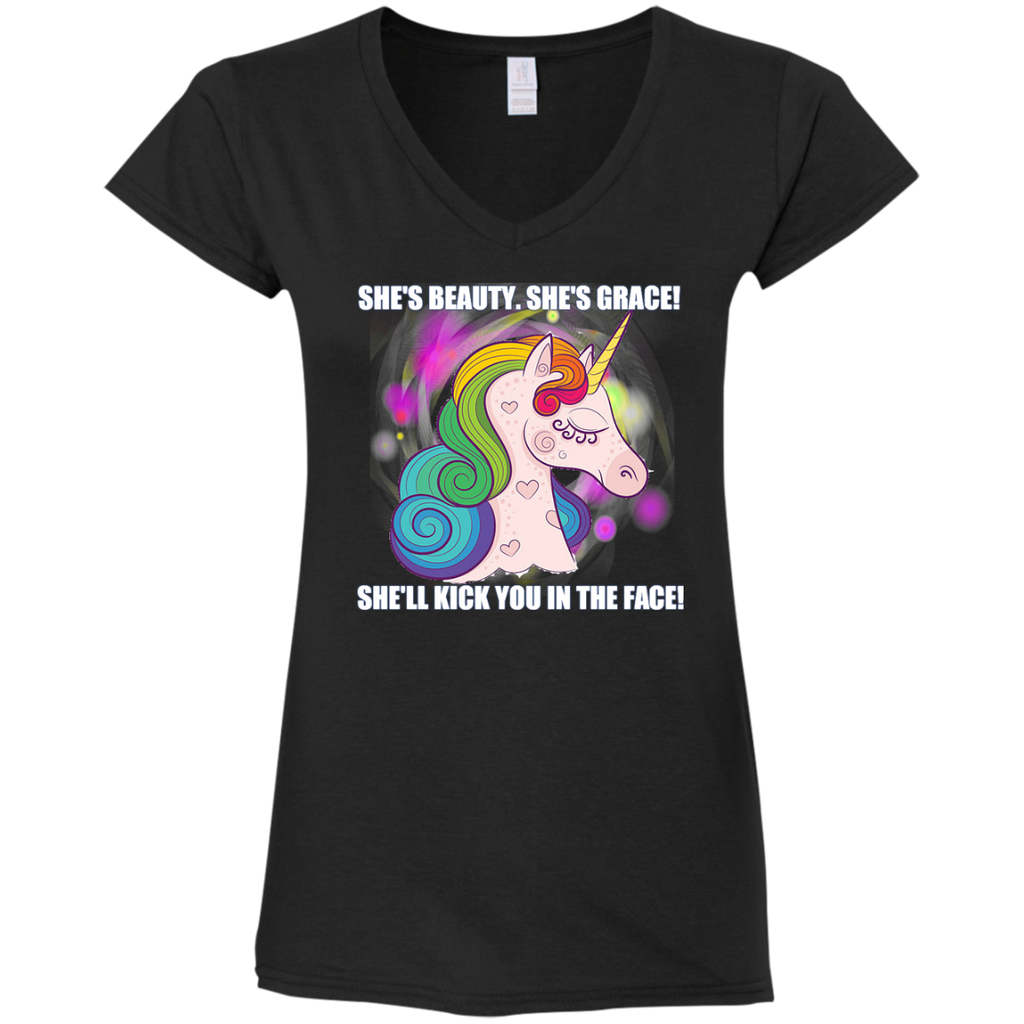 Limited Edition - Funny Honest Unicorn - V-Neck T-Shirt