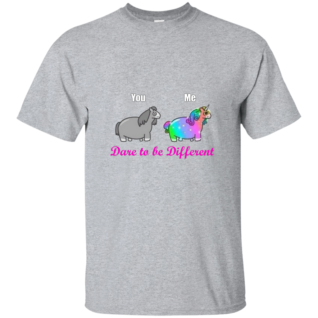 Limited Edition - Dare to be Different! Unissex Unicorn T-Shirt