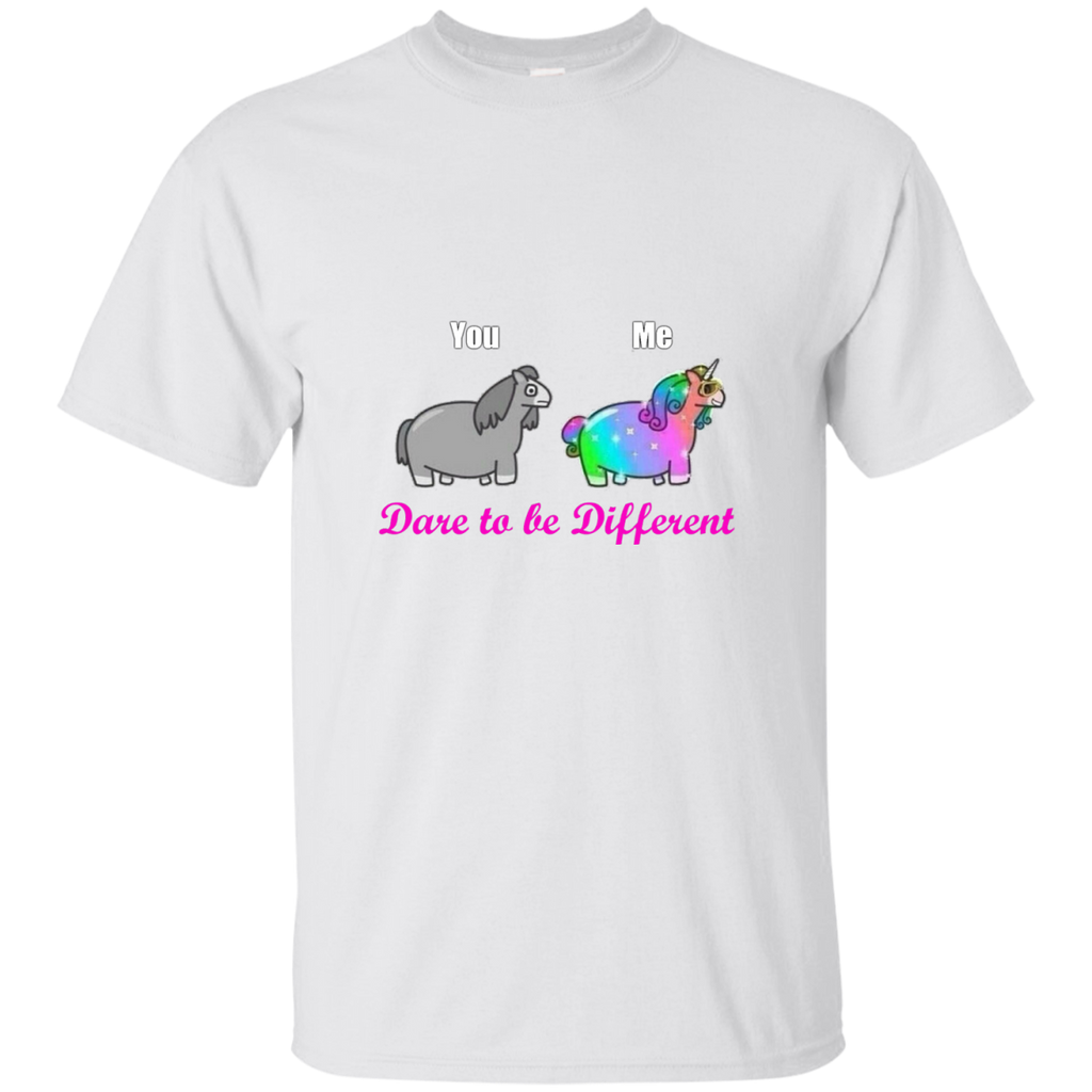 Limited Edition - Dare to be Different! Unissex Unicorn T-Shirt