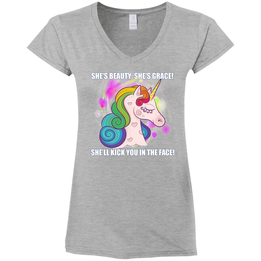 Limited Edition - Funny Honest Unicorn - V-Neck T-Shirt
