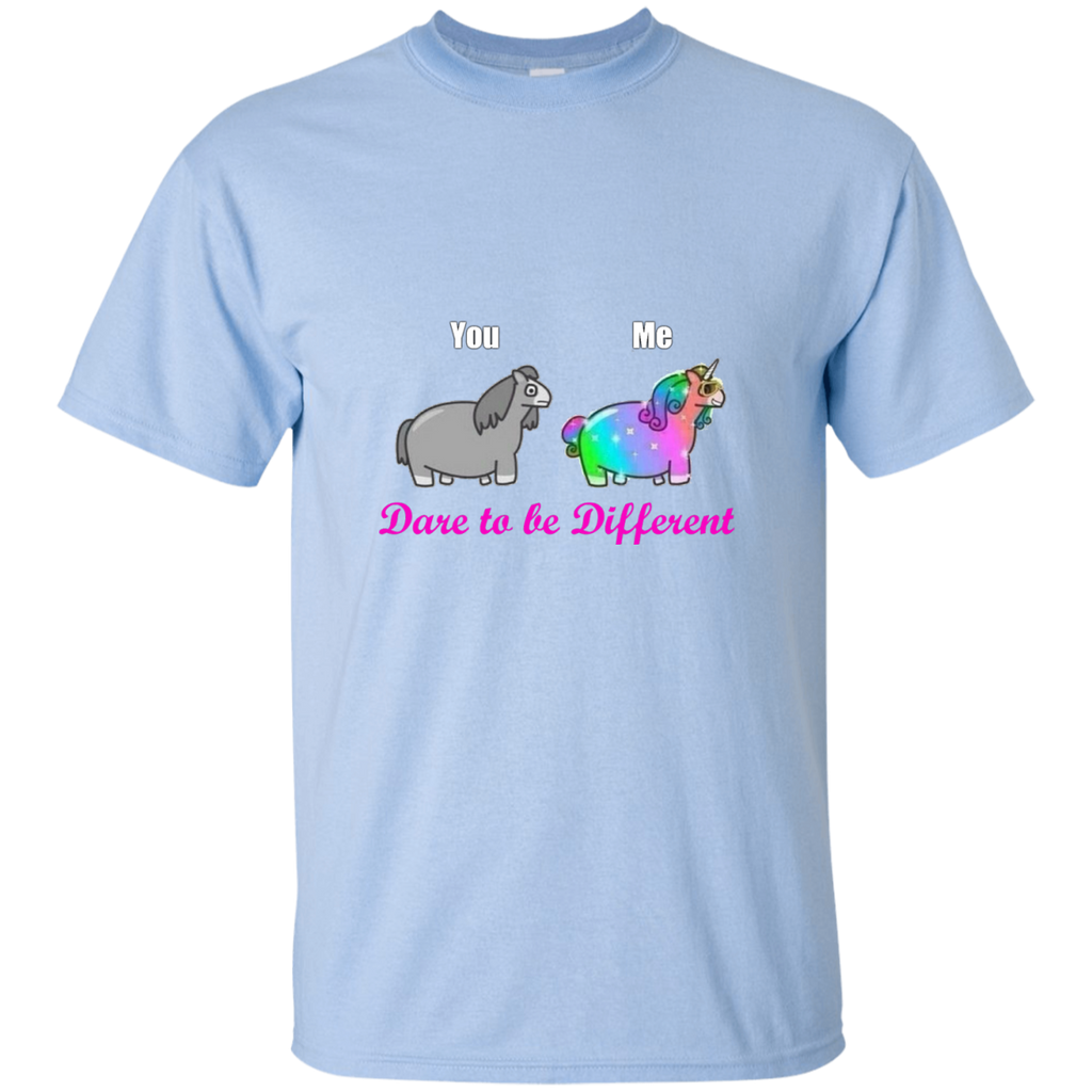 Limited Edition - Dare to be Different! Unissex Unicorn T-Shirt