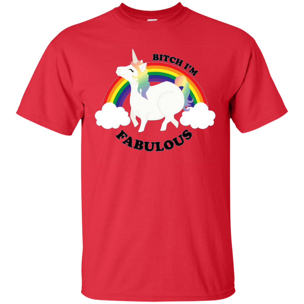 UNIQUE - I'm Fabulous! Ultra Cotton Unissex Unicorn T-Shirt
