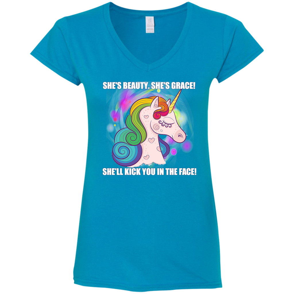 Limited Edition - Funny Honest Unicorn - V-Neck T-Shirt