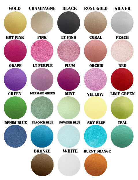 Set of 12 Unicorn cupcake toppers - Choose your color!