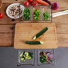 Vegetable, Fruit or Food Cutting Board  With Storage  Practical Fruit Bamboo Food Storage