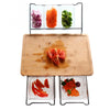 Vegetable, Fruit or Food Cutting Board  With Storage  Practical Fruit Bamboo Food Storage