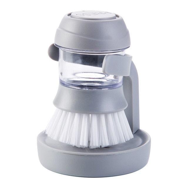 Soap Dispensing Palm Brush - For Easy Dishwashing - Free Shipping Today!
