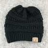 Messy Bun Beanie Ponytail Hat - ON SALE