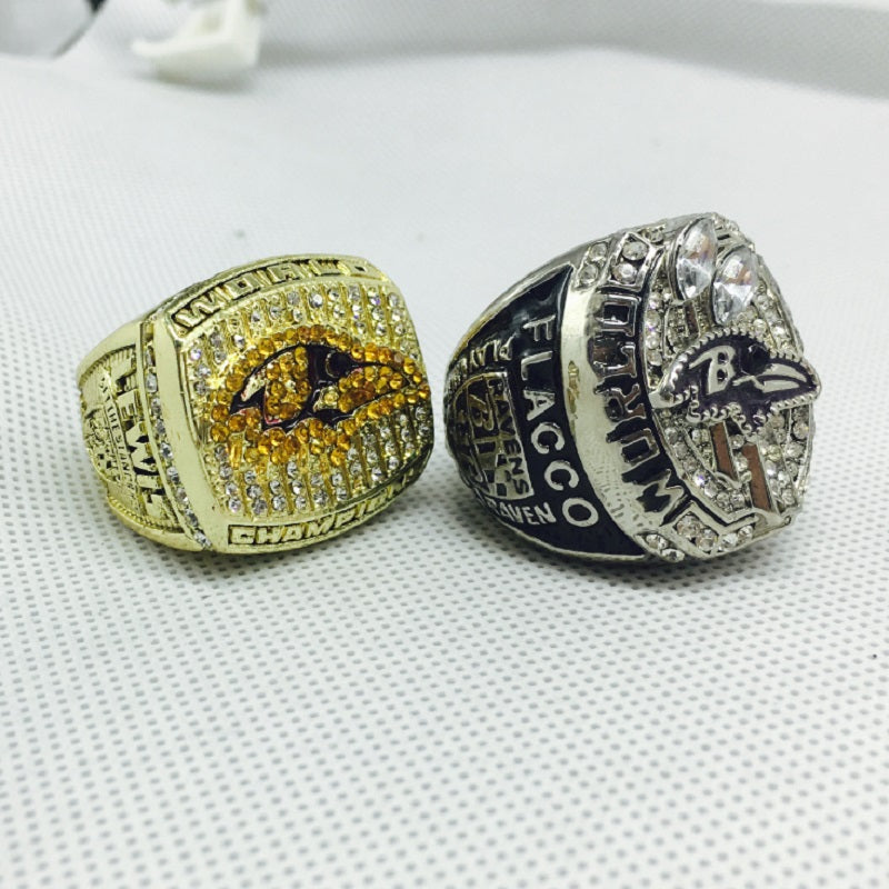 2000 2012 Baltimore Ravens Championship rings replica