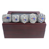 50% Off + Free Shipping - 5 pc/set Replica of Patriots Championship Rings