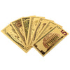 Premium 7-Pc Set of 24k Gold Plated Dollar Bills - Bundle and Save