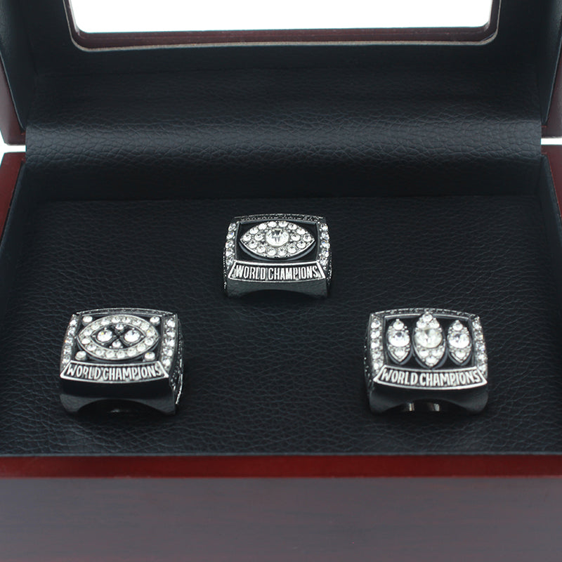 50% Off + Free Shipping - 3 pc/set Replica of Raiders Championship Rings