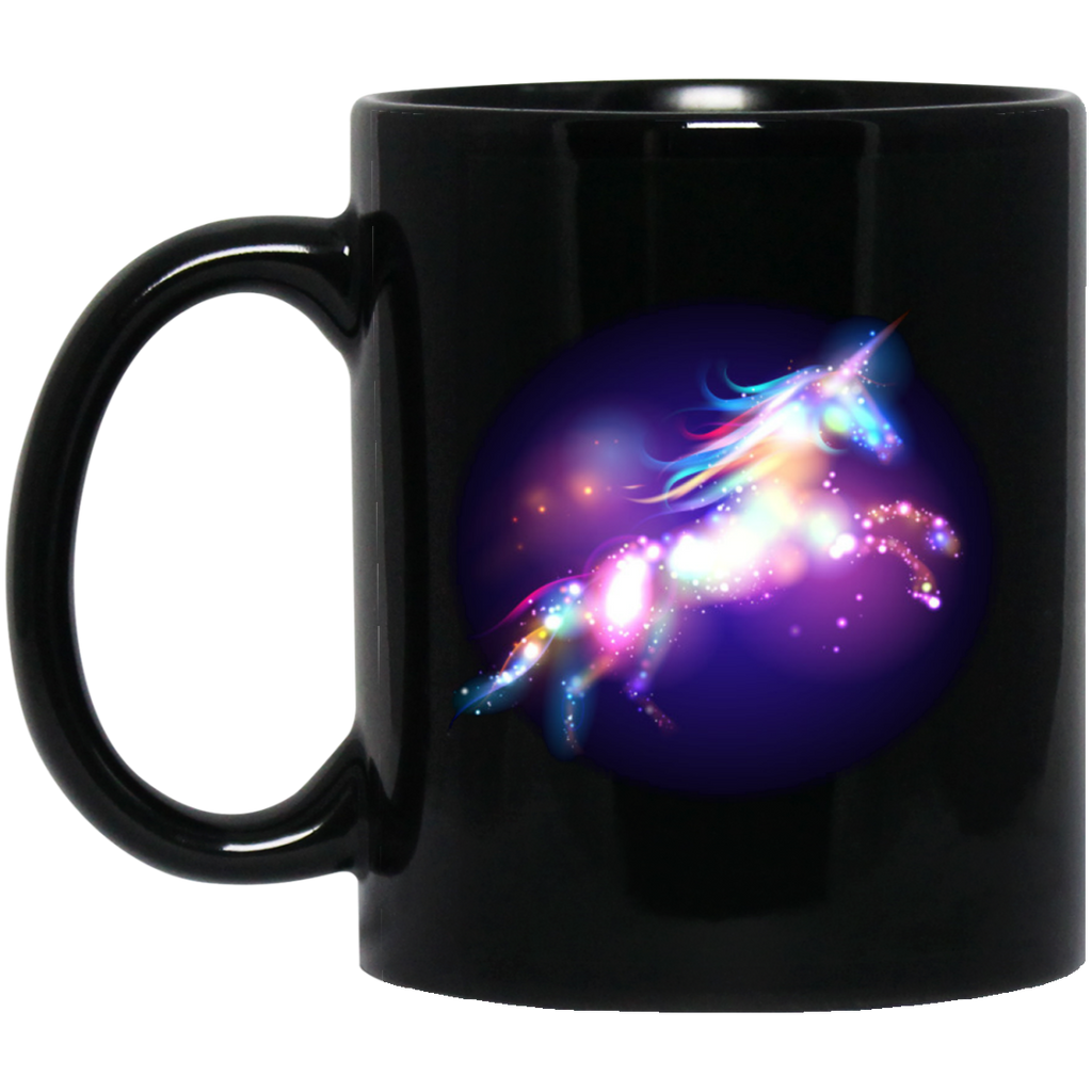 Limited Edition - Stars Unicorn - Black Mug