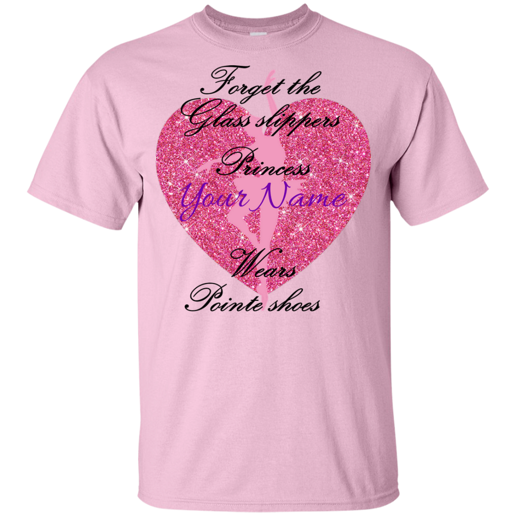 Personalized - 'Forget the Glass Slippers' - Youth T-Shirt