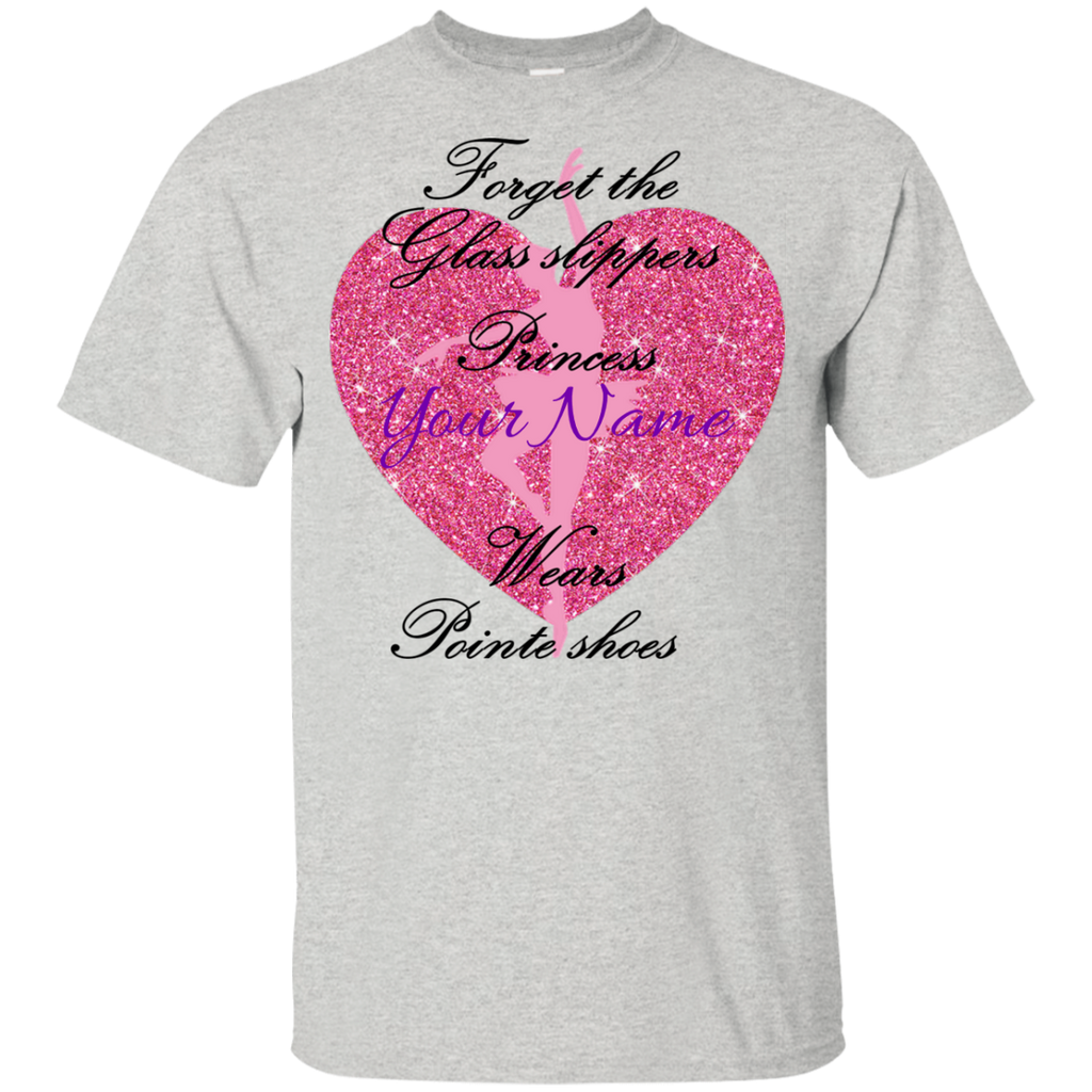 Personalized - 'Forget the Glass Slippers' - Youth T-Shirt