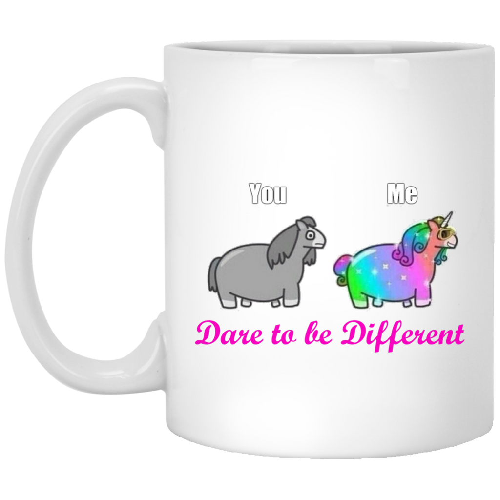 Limited Edition - Dare to be Different! 11 oz. Unicorn Mug