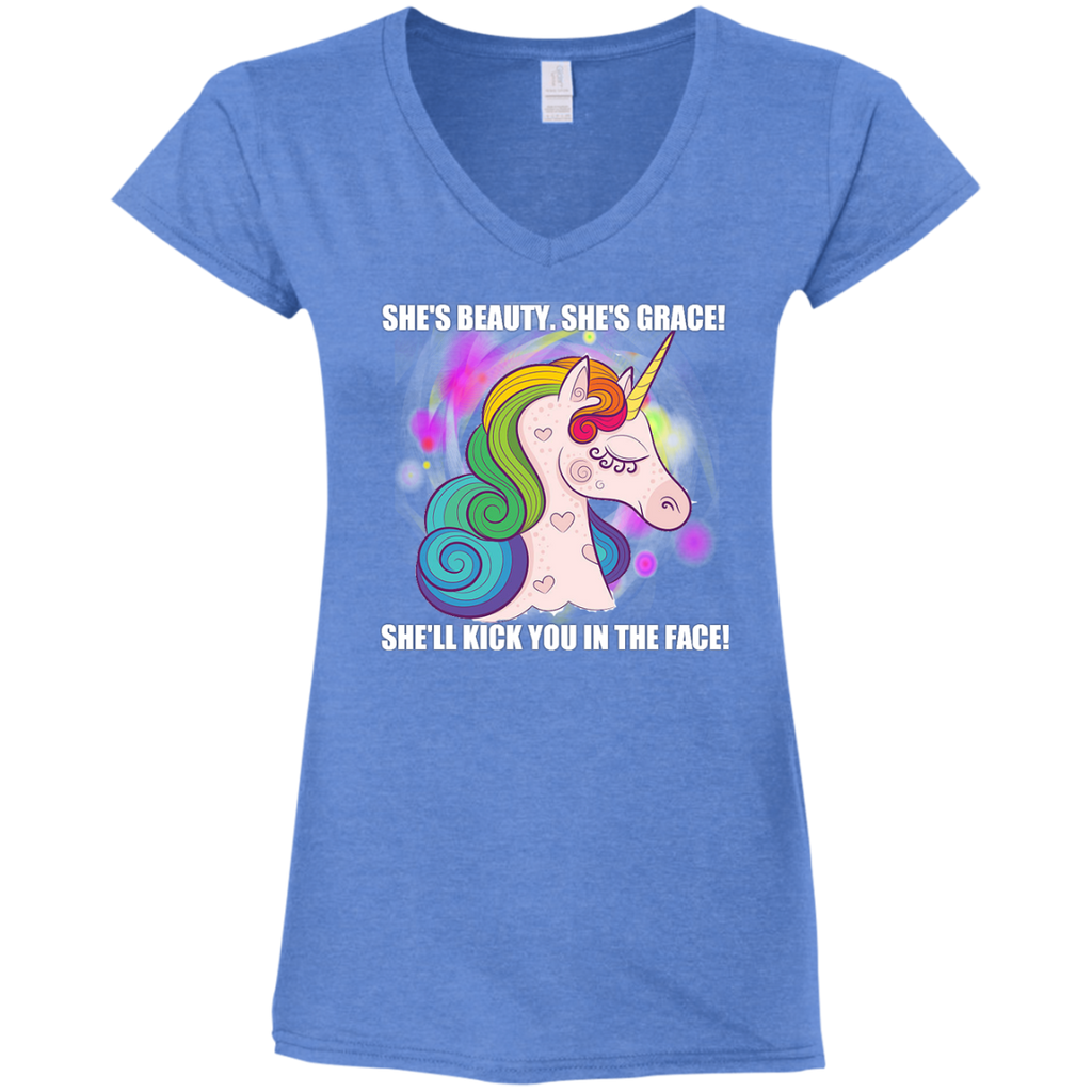 Limited Edition - Funny Honest Unicorn - V-Neck T-Shirt