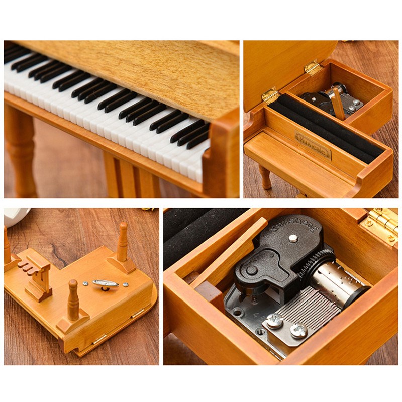 Piano Wooden Music Box - 50% Off