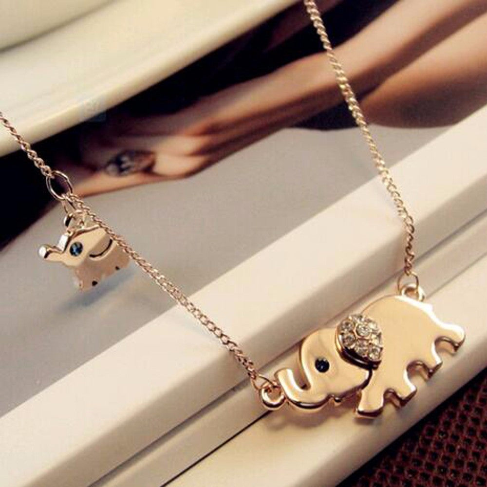 Limited Time Offer - Elephant Family Necklace - 50% Off