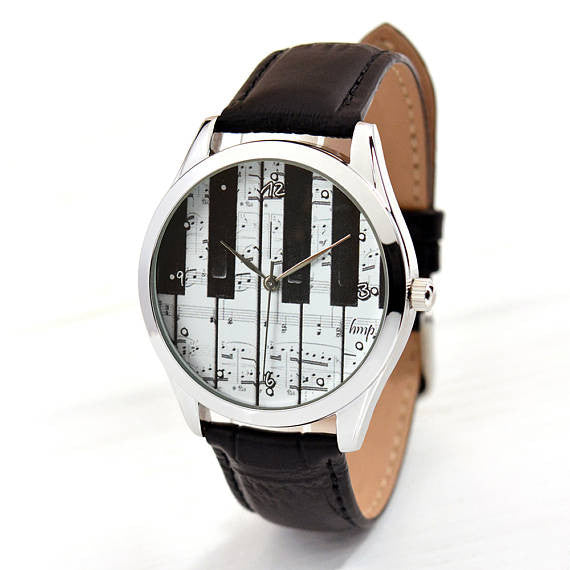 Unique Piano Wrist Watch - Great Gift for Piano Lovers!