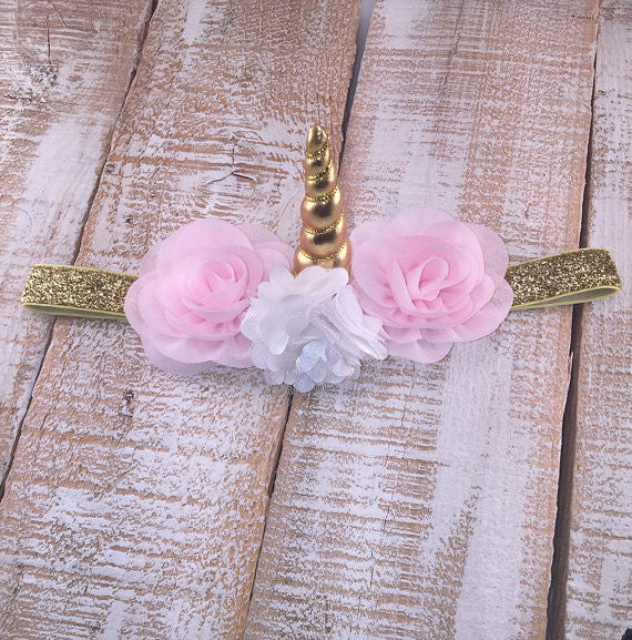 Unicorn Headband with Floral Crown - Get 1 for Child + 1 for Mom and Save $