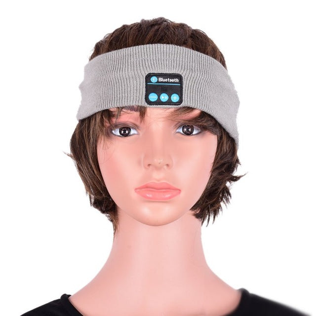 GREAT DEAL + Free Shipping  - Multifunctional Bluetooth Knit Headband - Music, Gym, Running, Sleeping