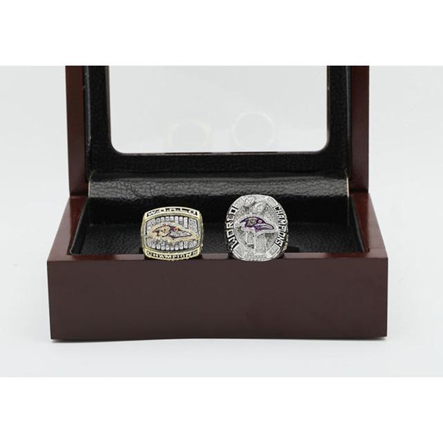 2000 2012 Baltimore Ravens Championship rings replica