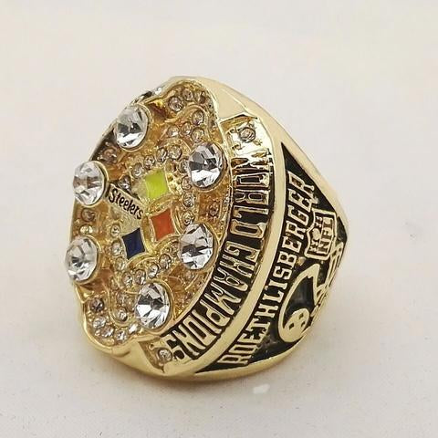 50% Off + FREE Shipping - Steelers Super Bowl Ring - Replica of Roethlisberger Championship Ring