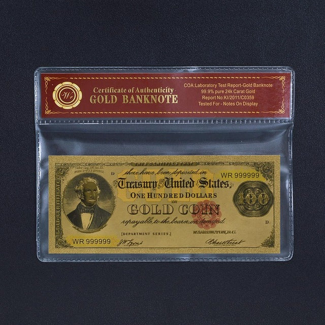 Rare 24k Gold Plated Bills 50% OFF - 30 Options!