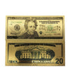 Premium 10pc Set of 24K Gold Plated bills - Save Big (70% OFF)