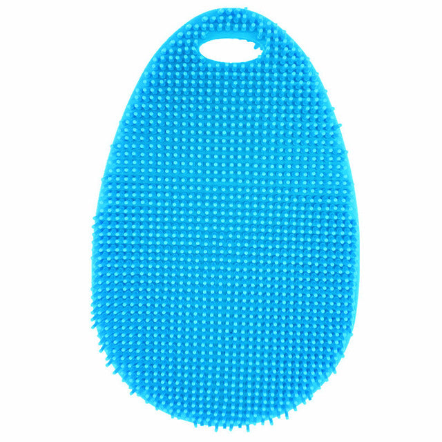 Multifunction Silicone Dish Bowl Cleaning Brush Silicone Scouring Pad Silicone Dish Sponge Kitchen Pot Cleaner Washing Tool